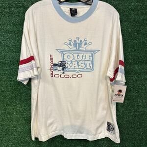 Y2K OG Oukast Co. Ringer T-Shirt Size Large